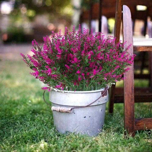 Artificial Lavender | Fake Lavender Plant | Plastic Lavender | Faux Lavender Plant